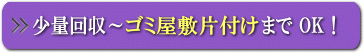 少量~倉庫丸ごと撤去まで対応します
