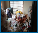 汚部屋片付けの様子